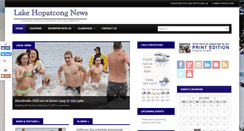 Desktop Screenshot of lakehopatcongnews.com